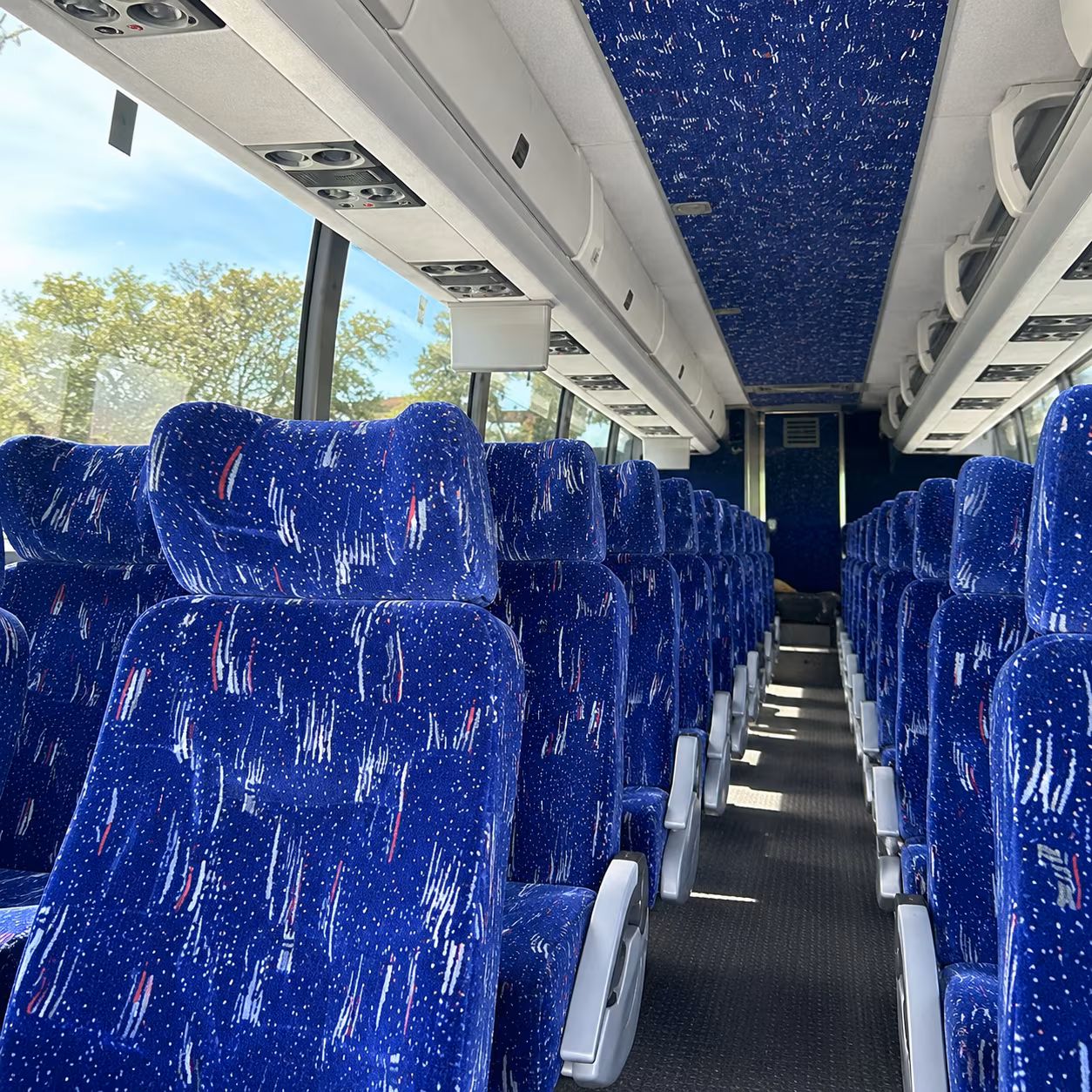 Boulder boulder airport transportation party bus exterior