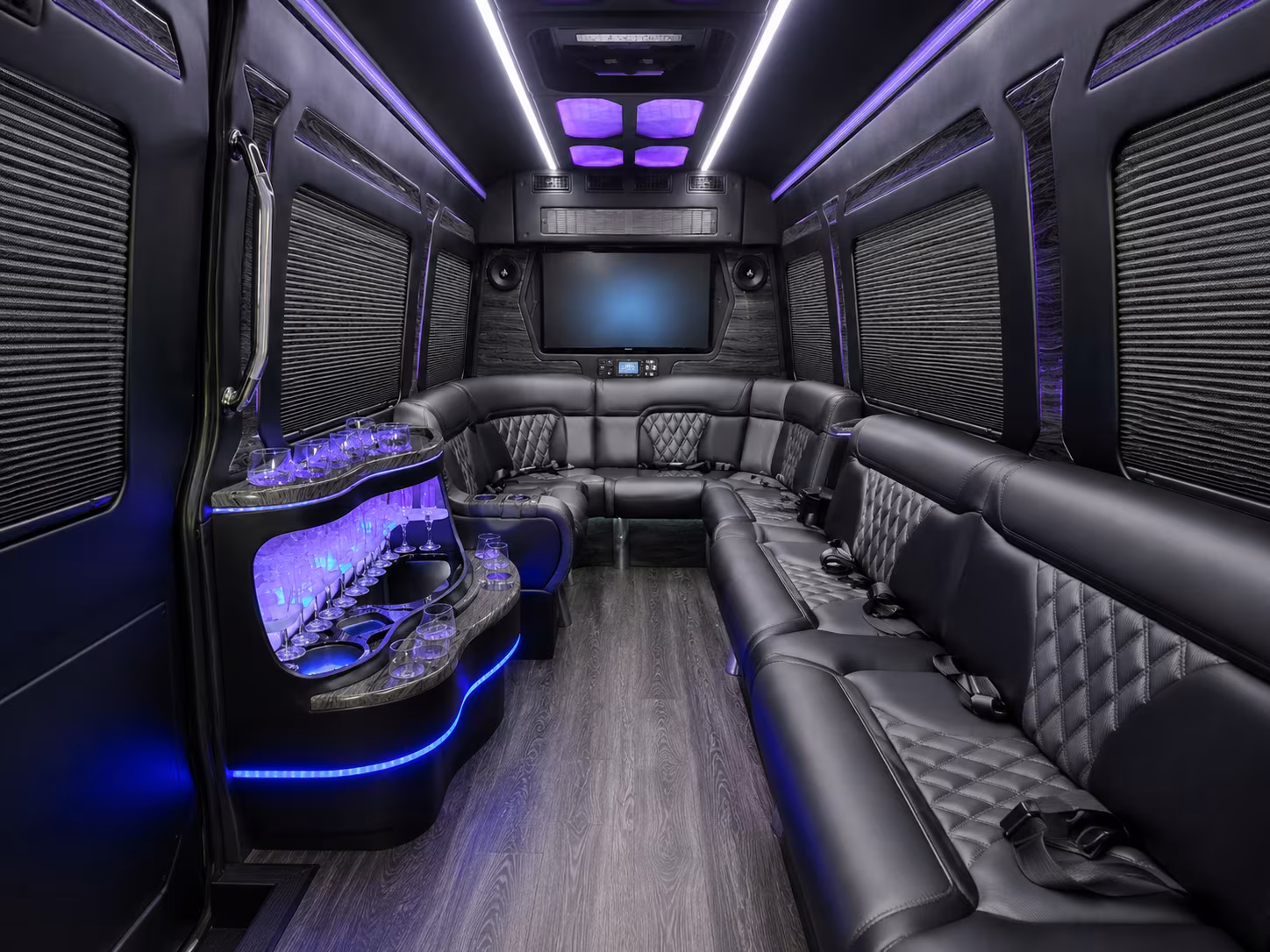 Boulder boulder corporate event party bus rental party bus exterior