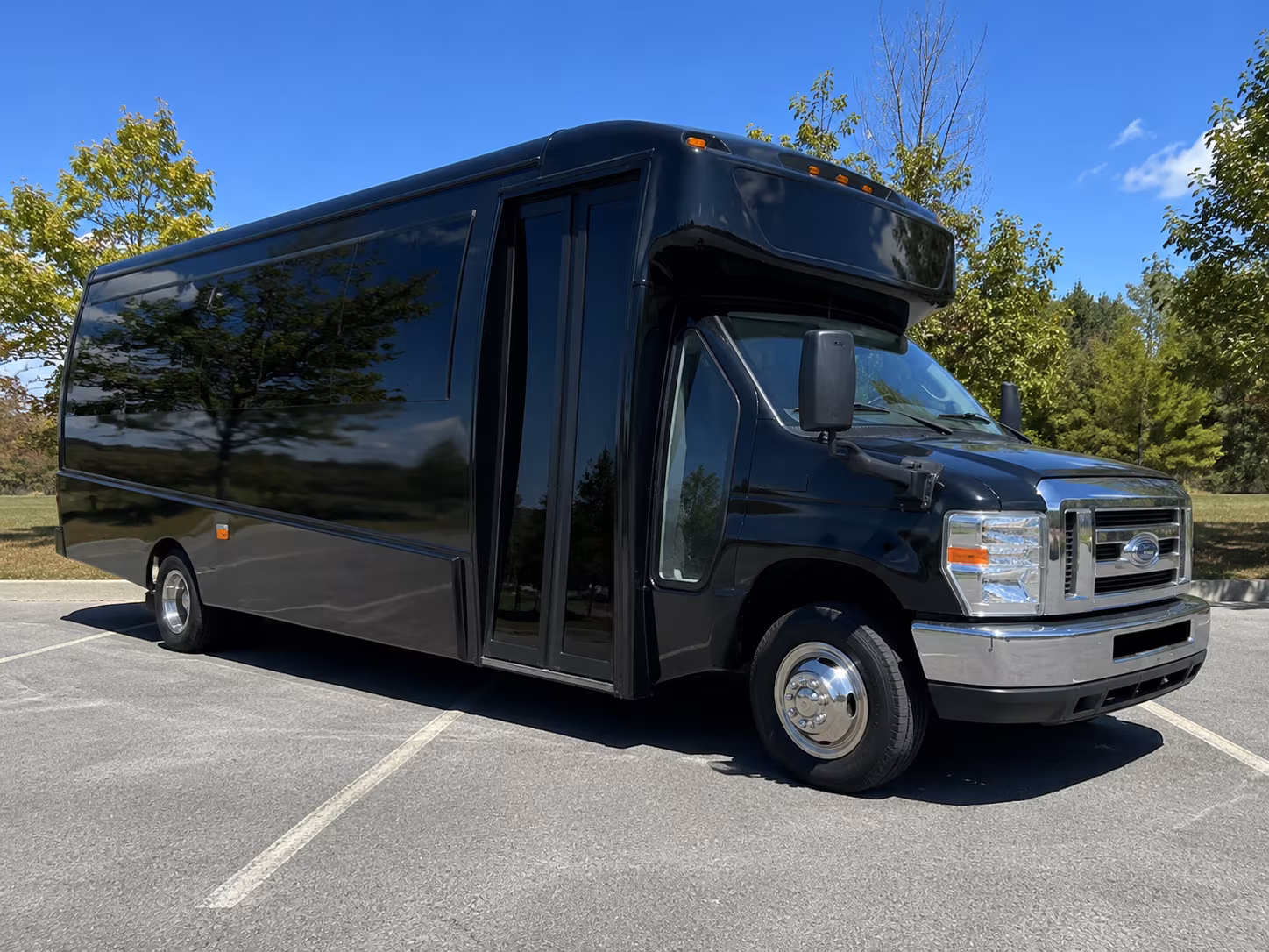 Boulder boulder corporate event party bus rental party bus exterior