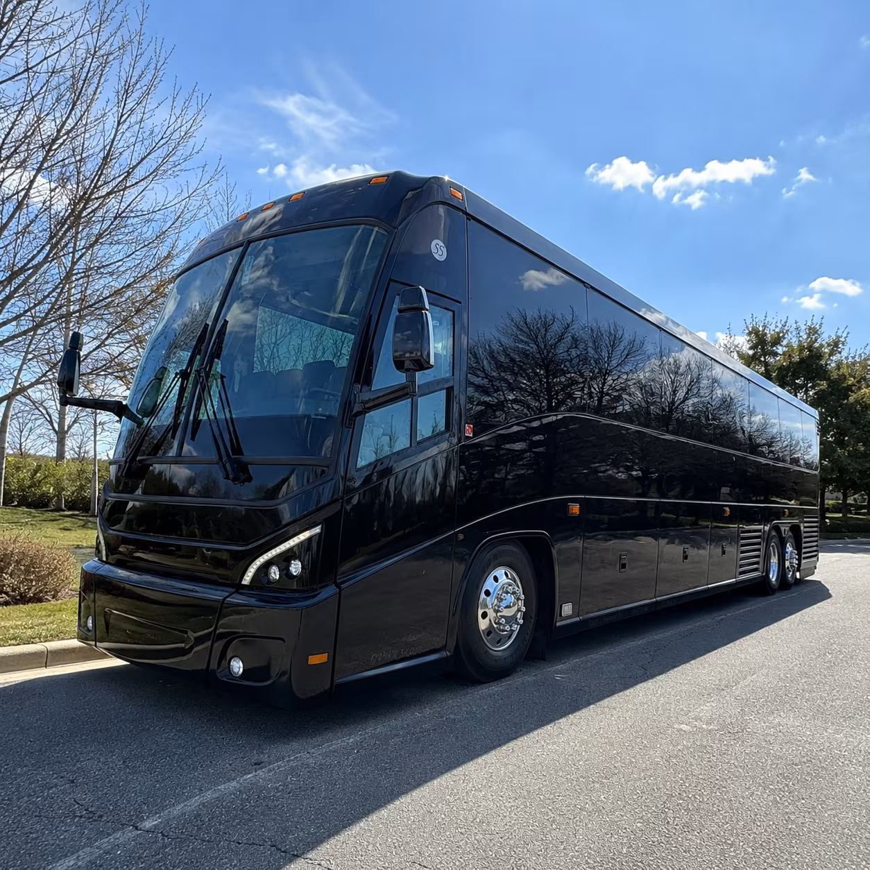 Boulder boulder corporate event party bus rental party bus exterior