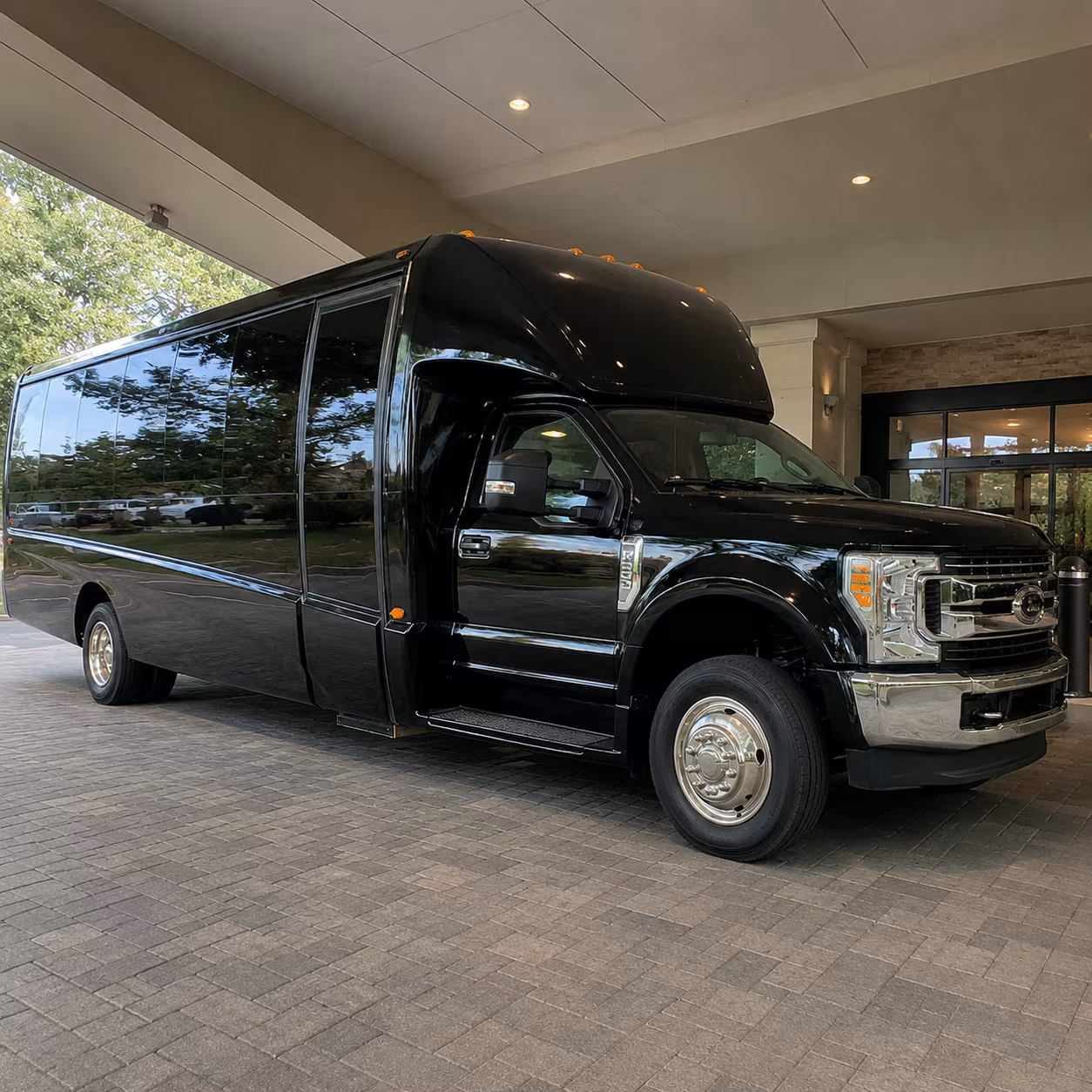 Boulder boulder school event bus rental party bus exterior