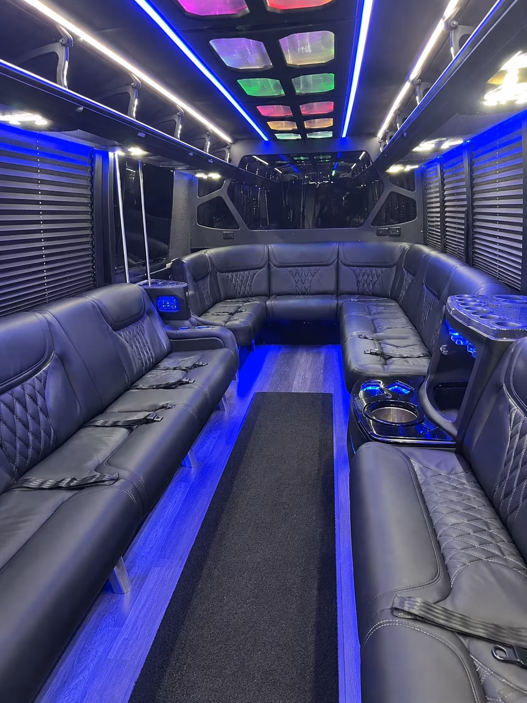 Boulder boulder sporting event party bus rental party bus exterior