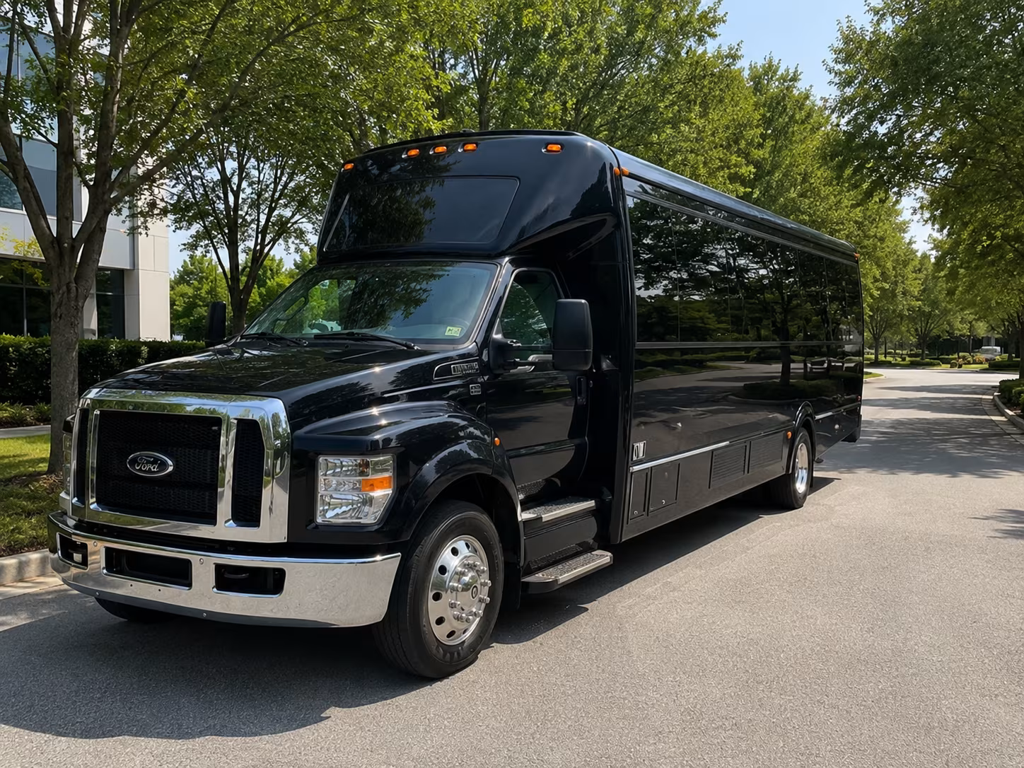 Boulder boulder wedding party bus rental party bus exterior