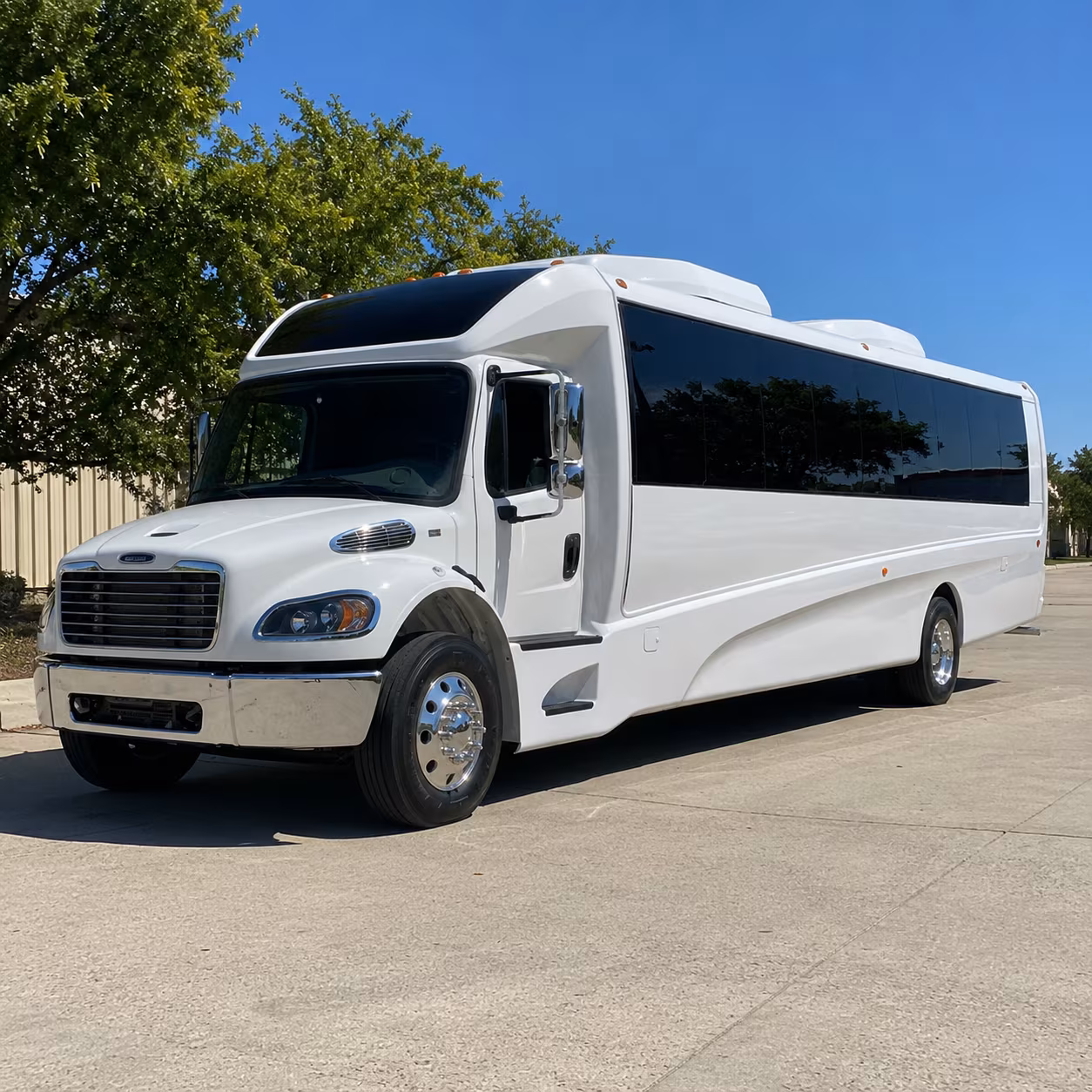 Boulder School Event Transportation party bus interior