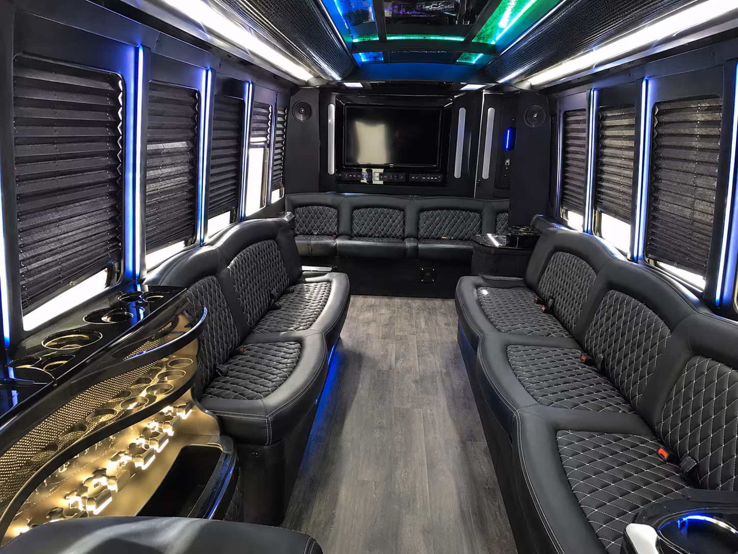 Minibus interior