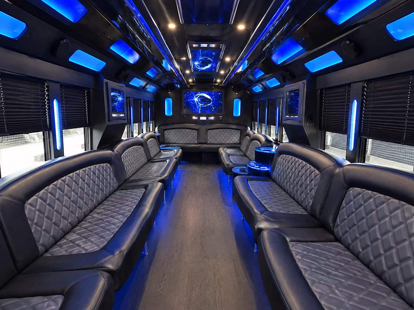 Minibus interior