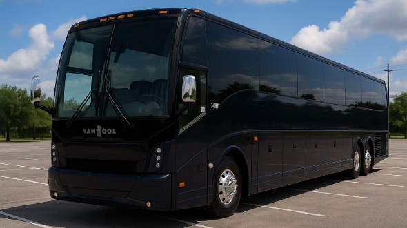 Exterior of Charter Bus Company Colorado Springs's 40 Passenger Party Bus in Colorado Springs